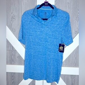 353. NWT C9 by Champion Men's Blue Polo Shirt Small